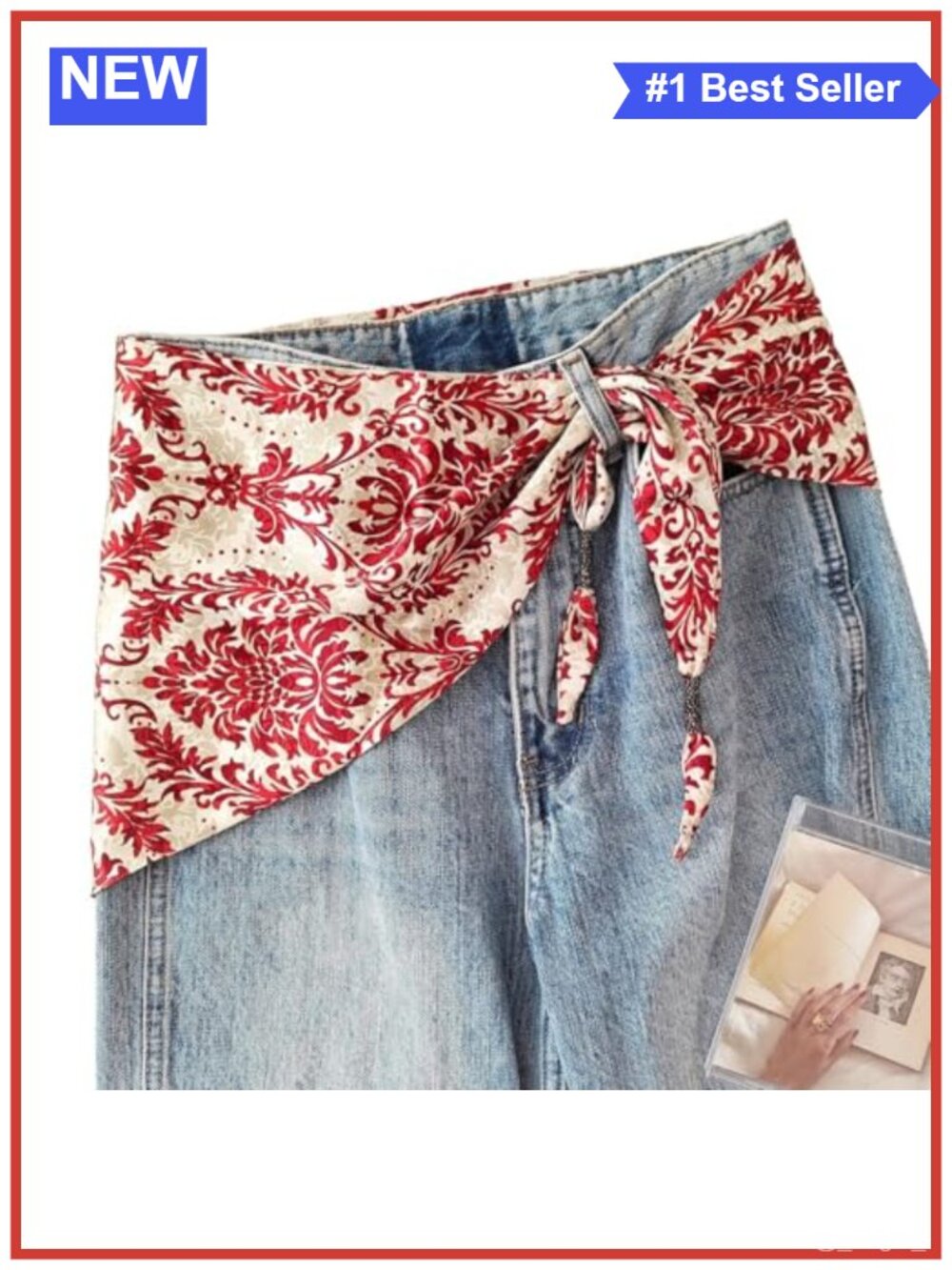 Silk Feeling Satin Scarf Belt Neck Head Wrap Skinny Sash
